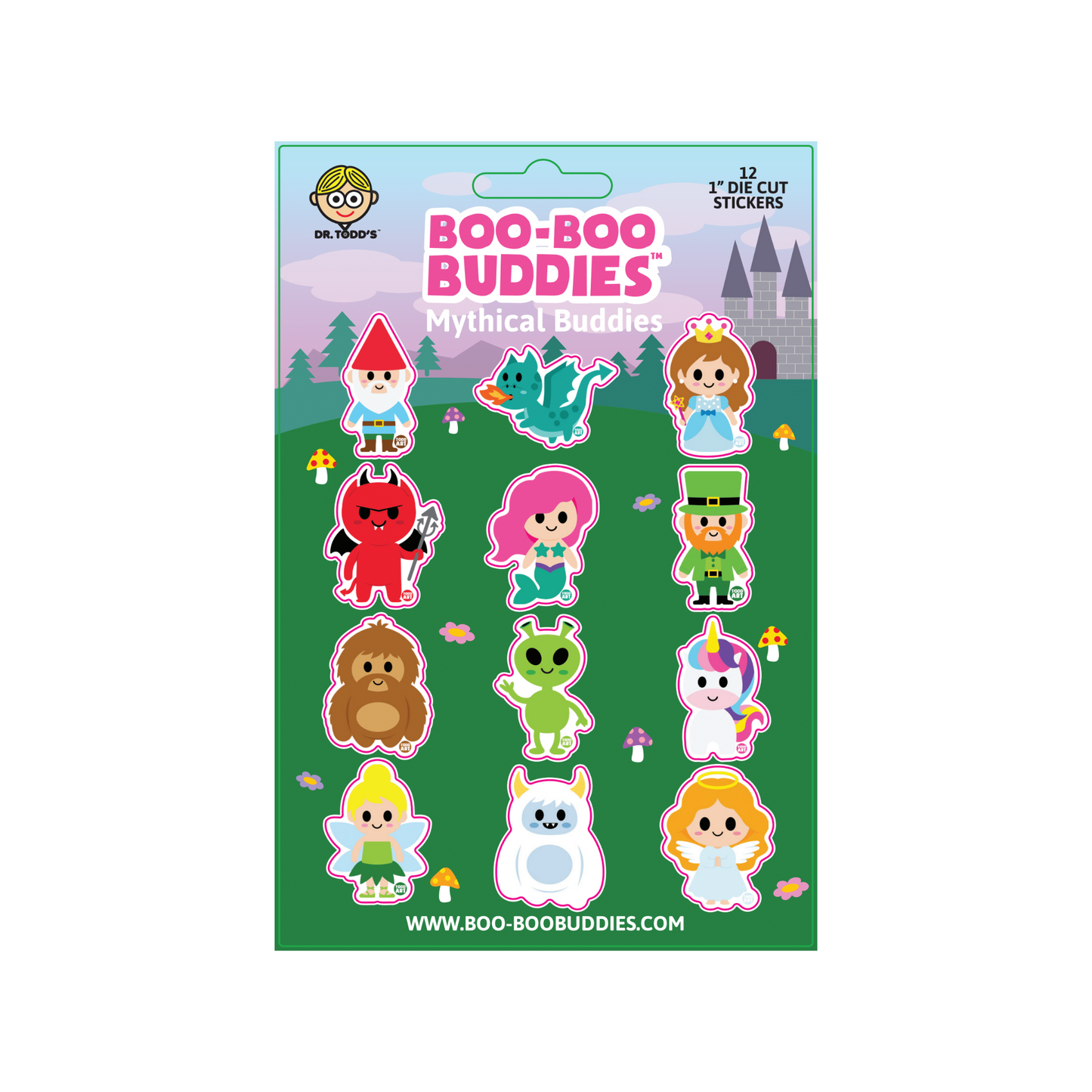 Mythical Buddies Vinyl Sticker Sheet