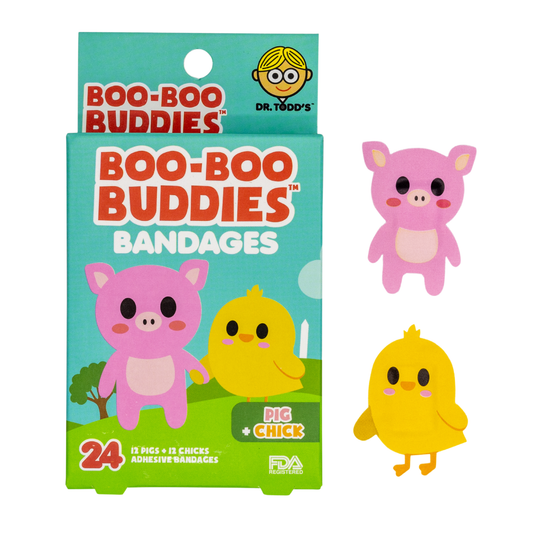 Boo-Boo Buddies Pig and Chick Bandages