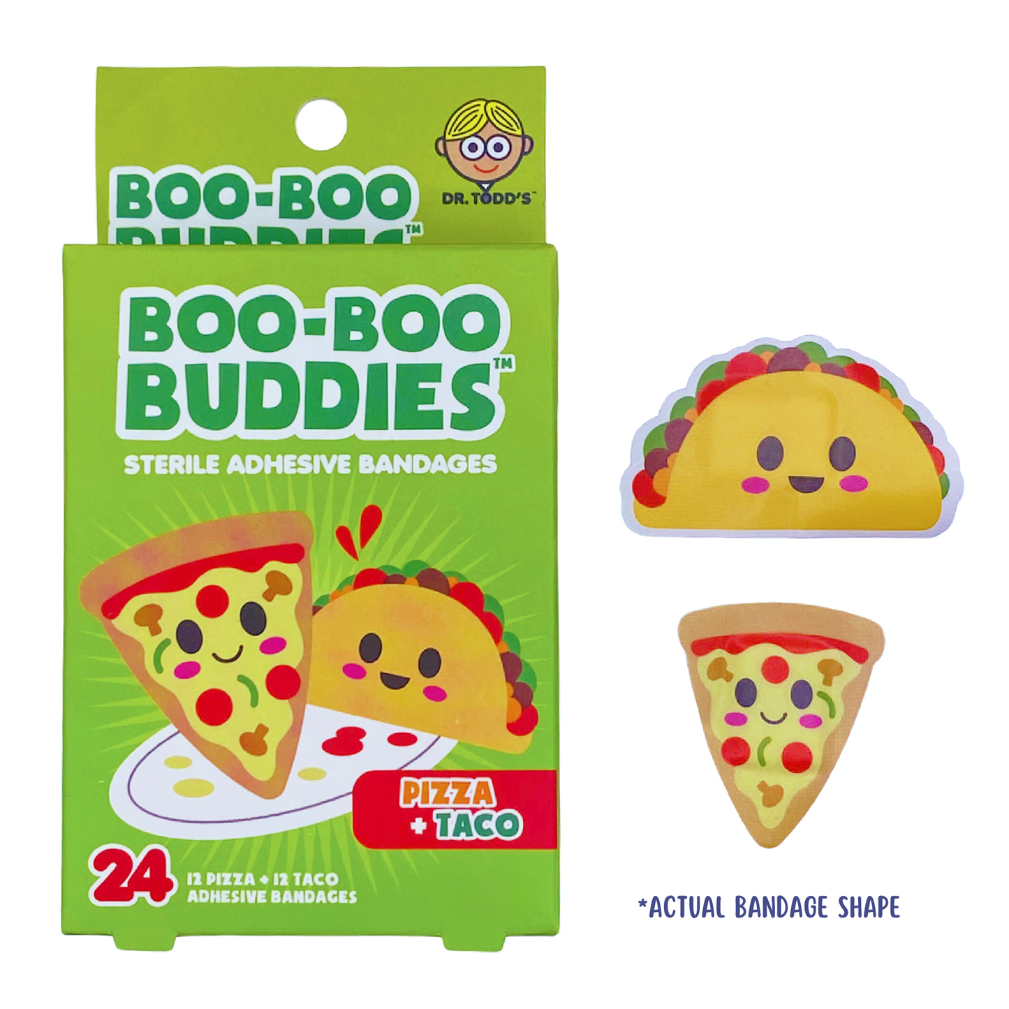 Boo-Boo Buddies Pizza and Taco Bandages