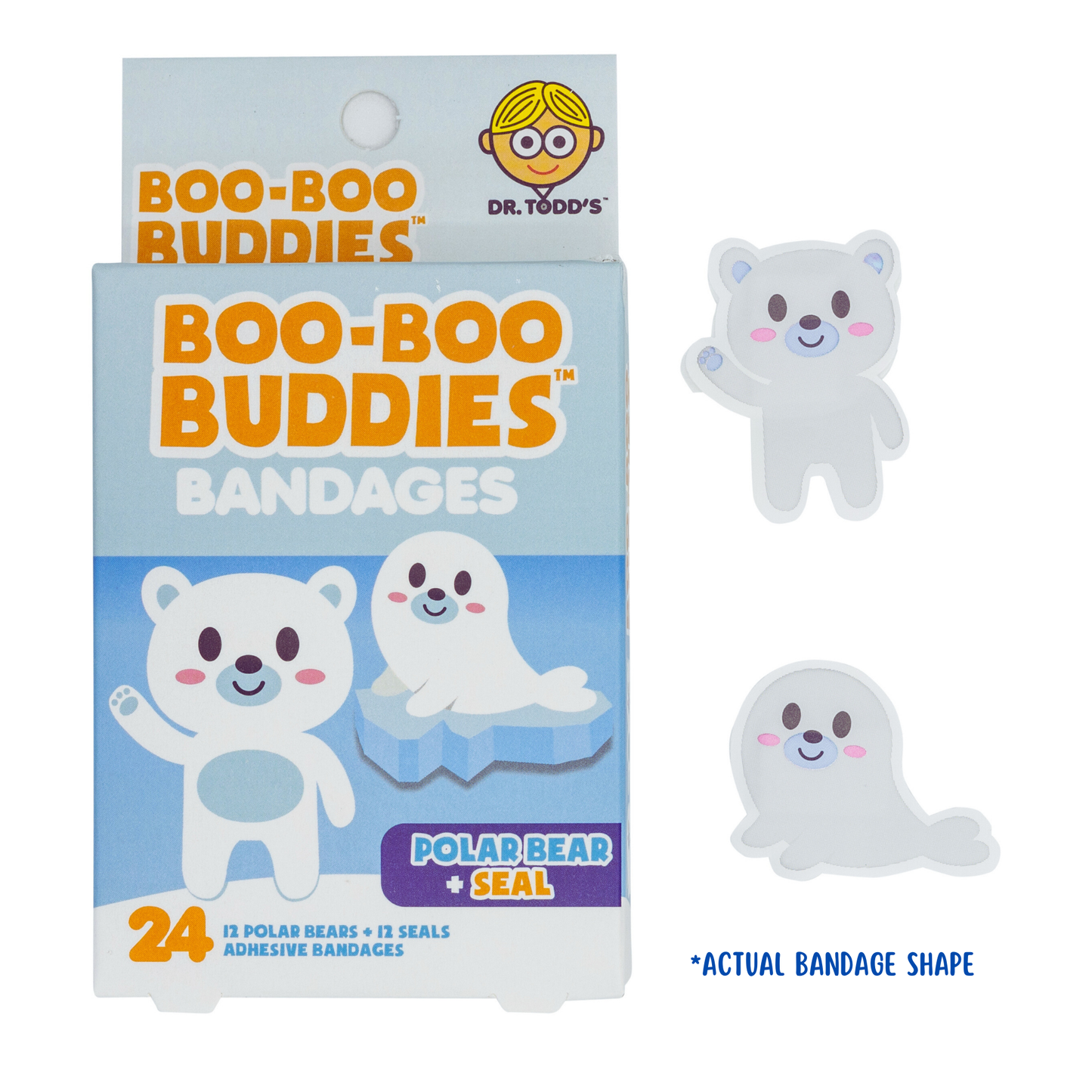 Boo-Boo Buddies Polar Bear and Seal Bandages