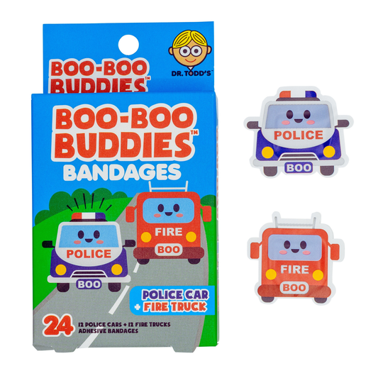 Boo-Boo Buddies Police Car and Fire Truck Bandages