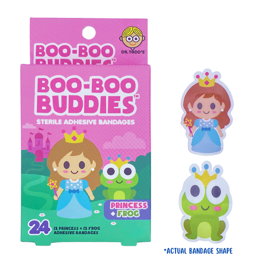 Boo-Boo Buddies Princess and Frog Bandges