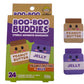 Brown Peanut Butter Jar and Purple Jelly jar shape Bandages with Kwaii smile in Green, Purple and Brown Box 