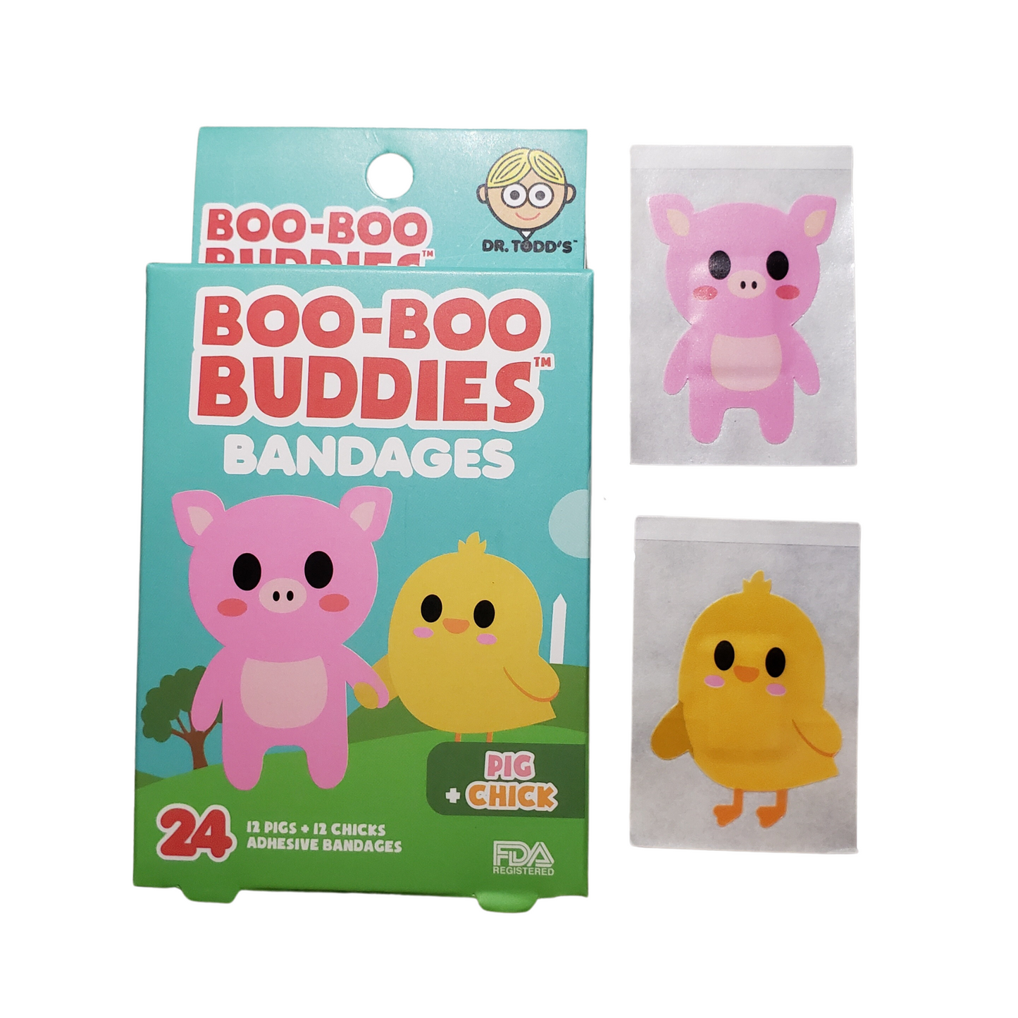 Boo-Boo Buddies Pig and Chick Bandages