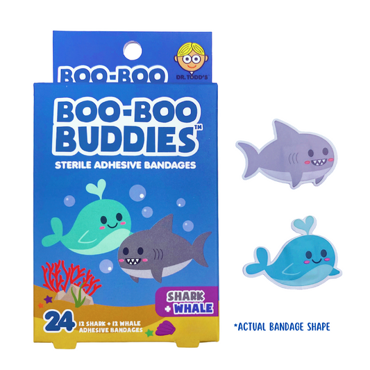 Boo-Boo Buddies Shark and Whale Bandages