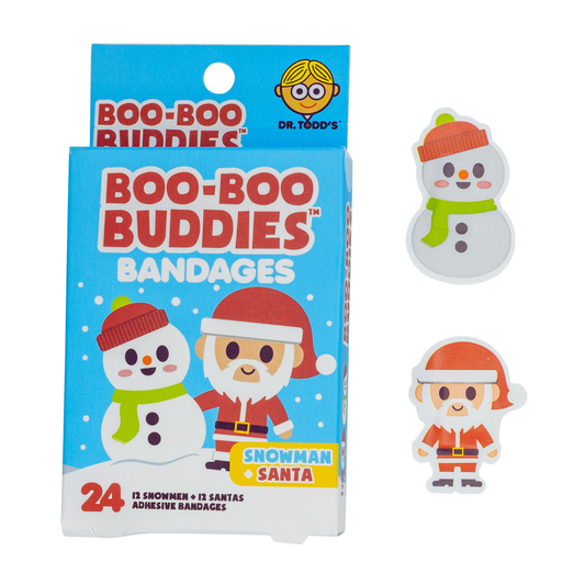 Boo-Boo Buddies Snowman and Santa Bandages