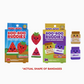 Boo Boo Buddies™ Fun Shape Bandages – Watermelon + Strawberry & Peanut Butter + Jelly | 24 Ct Each | Waterproof, Latex-Free, Kid-Friendly First Aid