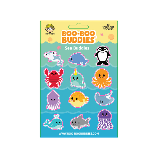 Sea Buddies Vinyl Sticker Sheet