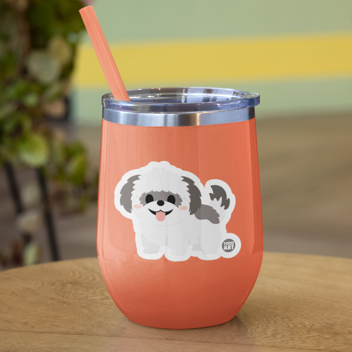 SHIH TZU DOG STICKER