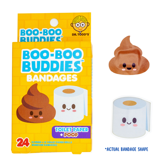 Boo-Boo Buddies Toilet Papeer and Poop Bandages