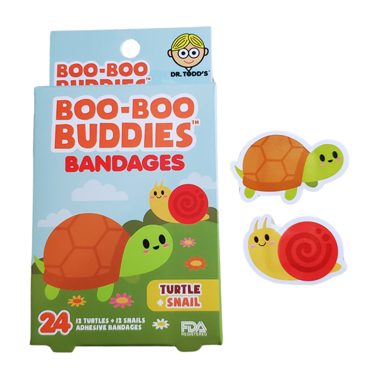 Boo-Boo Buddies Turtle and Snail Bandages