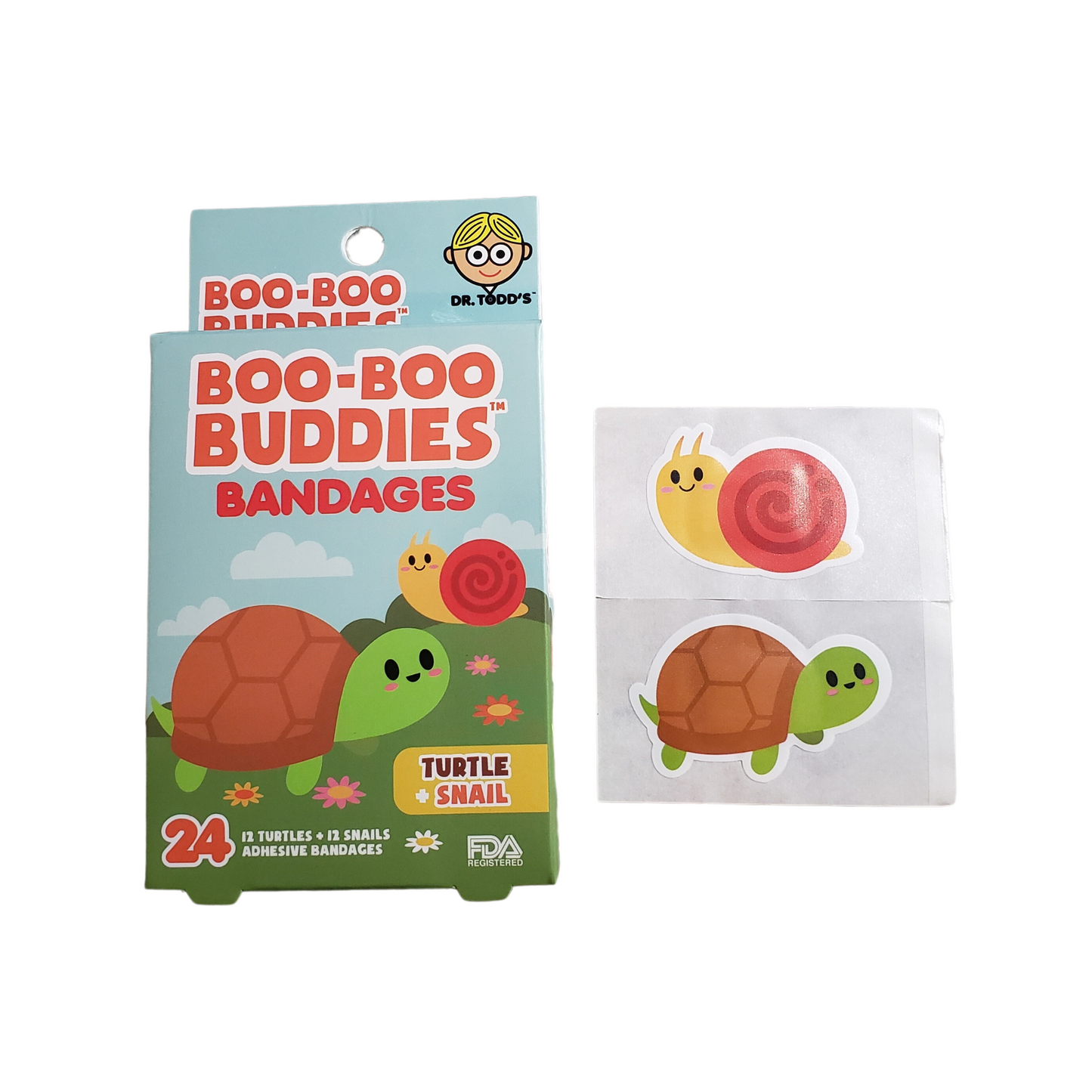 Boo-Boo Buddies Turtle and Snail Bandages