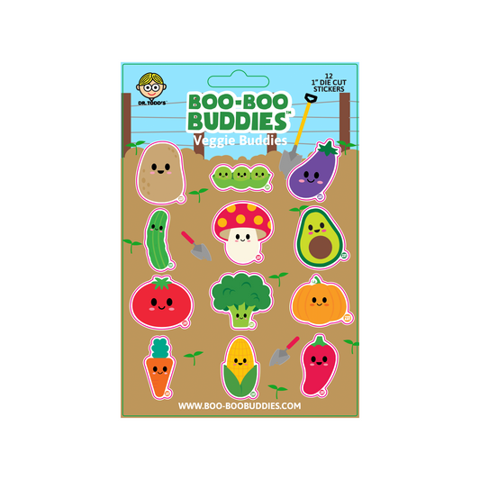 Veggie Buddies Vinyl Sticker Sheet