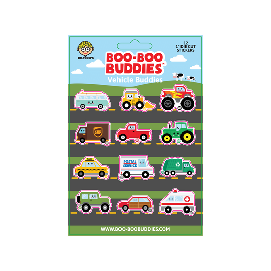 Vehicle Buddies Vinyl Sticker Sheet