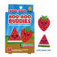 Boo Boo Buddies™ Fun Shape Bandages – Watermelon + Strawberry & Peanut Butter + Jelly | 24 Ct Each | Waterproof, Latex-Free, Kid-Friendly First Aid