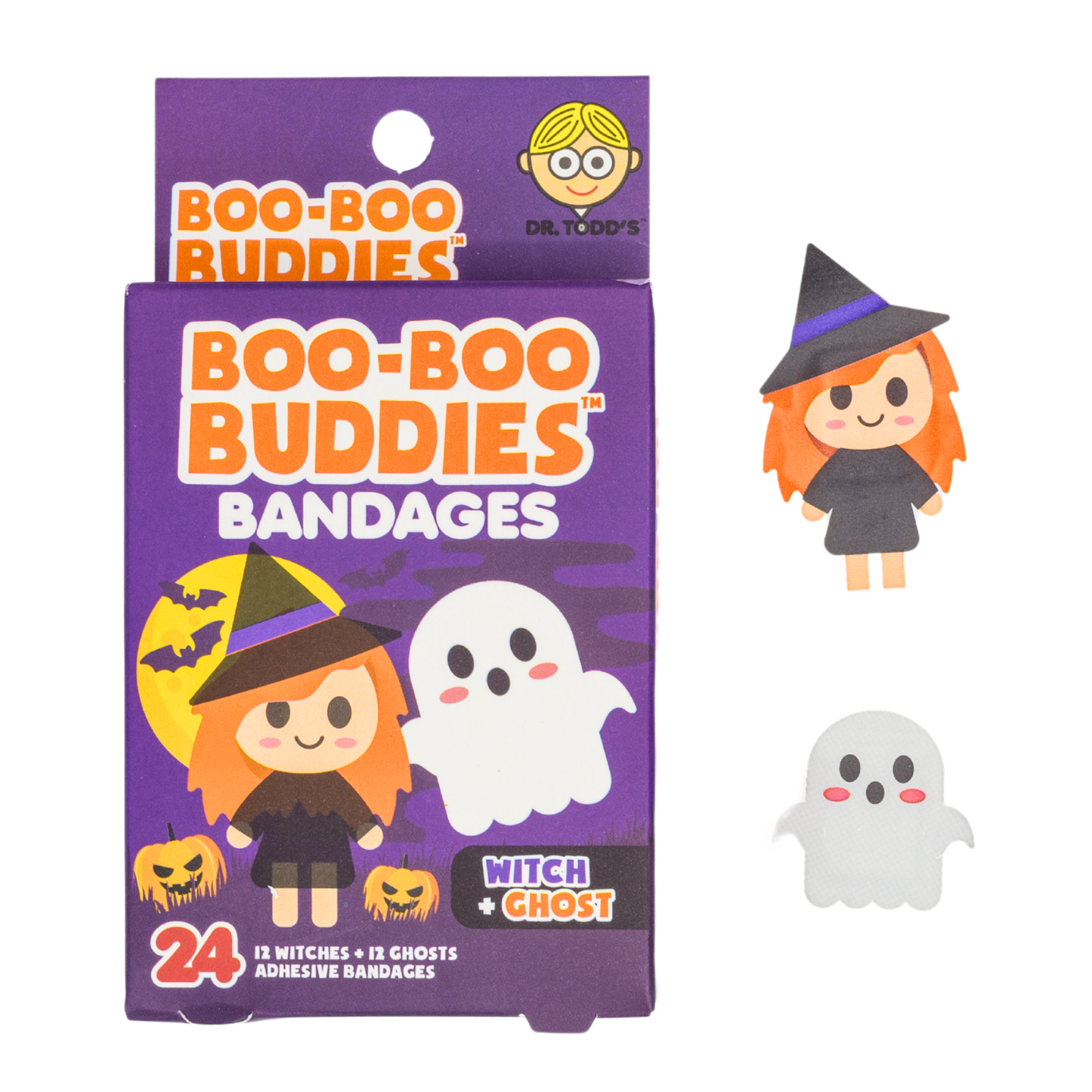 Boo-Boo Buddies Witch and Ghost Bandages