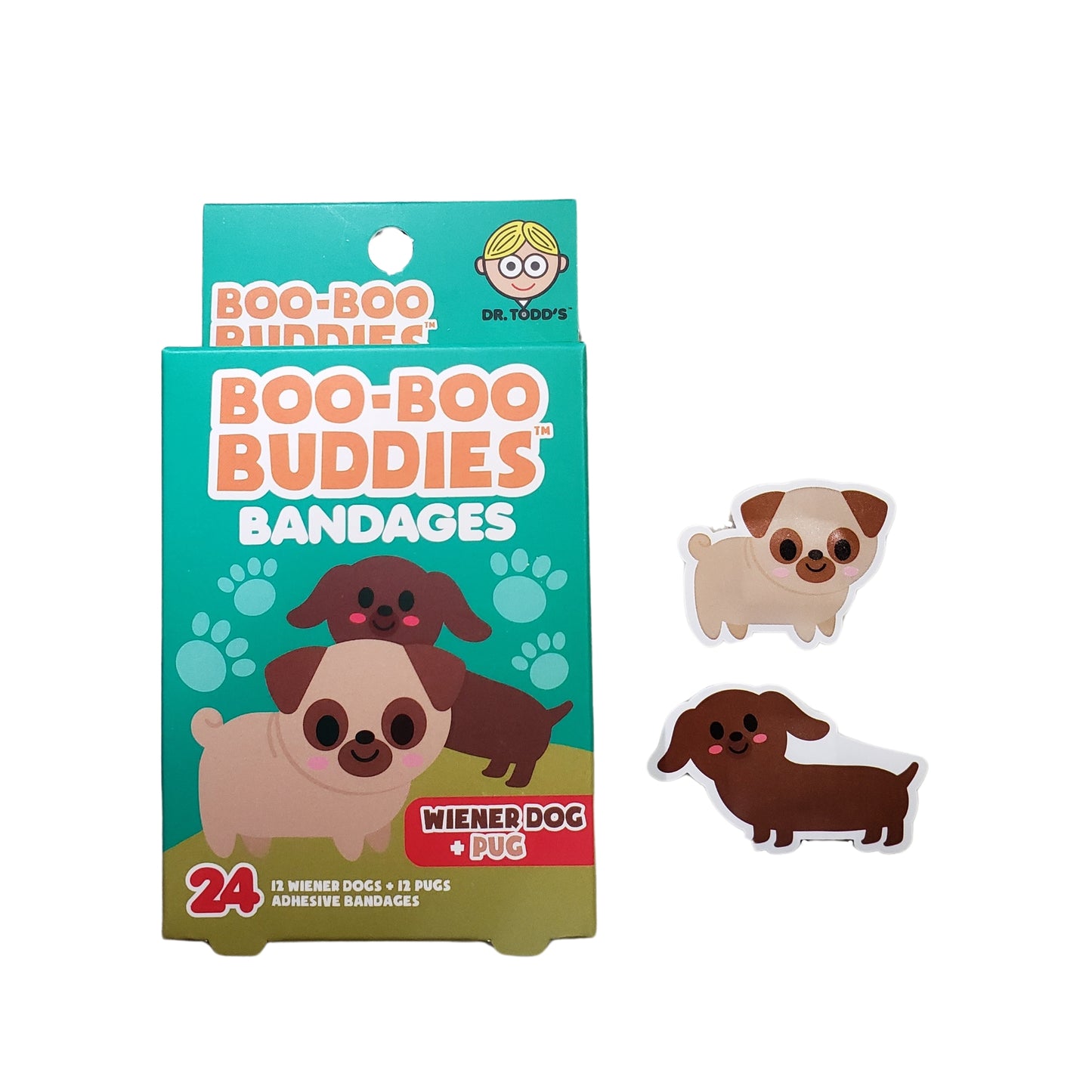 Boo Boo Buddies Wiener Dog and Pug Bandages