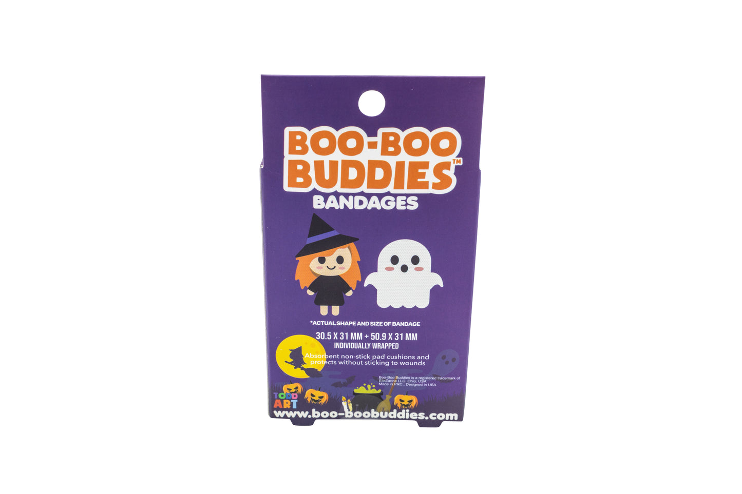 Boo-Boo Buddies Witch and Ghost Bandages