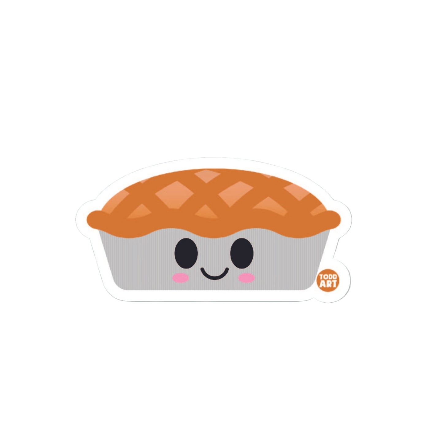 Apple Pie Vinyl Sticker