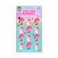 Unicorn and mermaid vinyl sticker sheet with cute pastel art from Dr. Todd’s Boo-Boo Buddies – 12 collectible 1-inch stickers