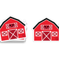 Red Barn Vinyl Sticker