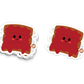 Boo Boo Buddies BBQ Ribs sticker – saucy ribs cartoon vinyl sticker for food fans and picnic kits
