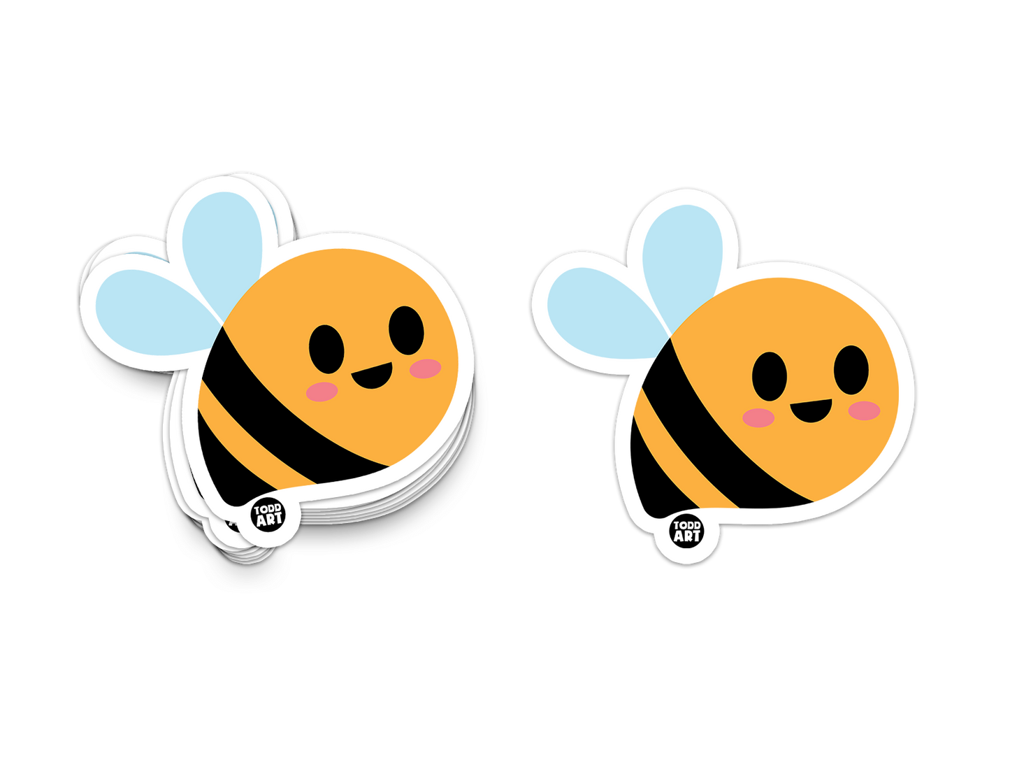 Bumble Bee Vinyl Sticker