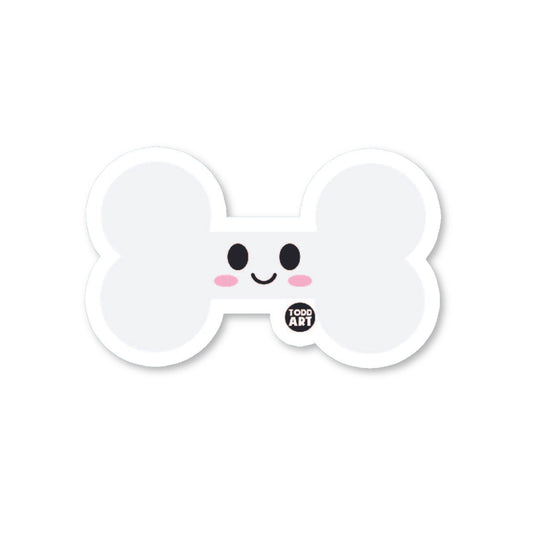 Dog Bone Vinyl Sticker