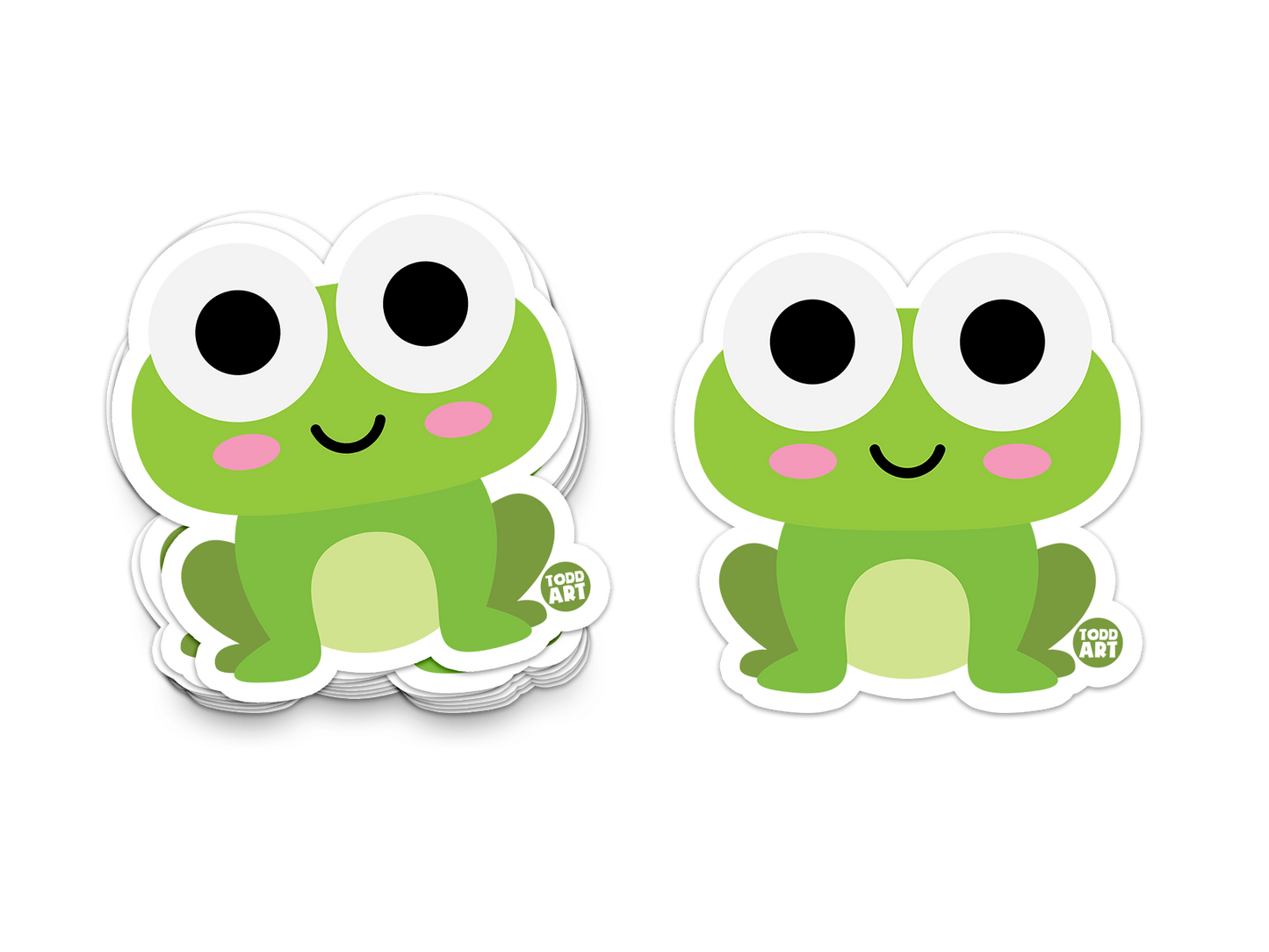 Frog Vinyl Sticker
