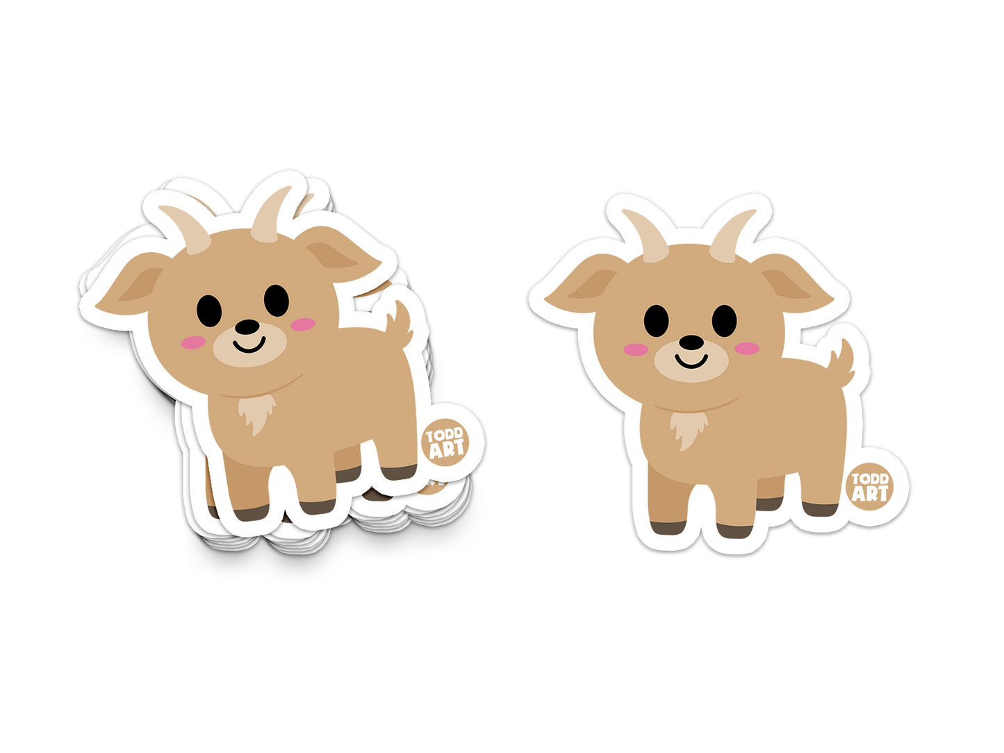 Goat Vinyl Sticker