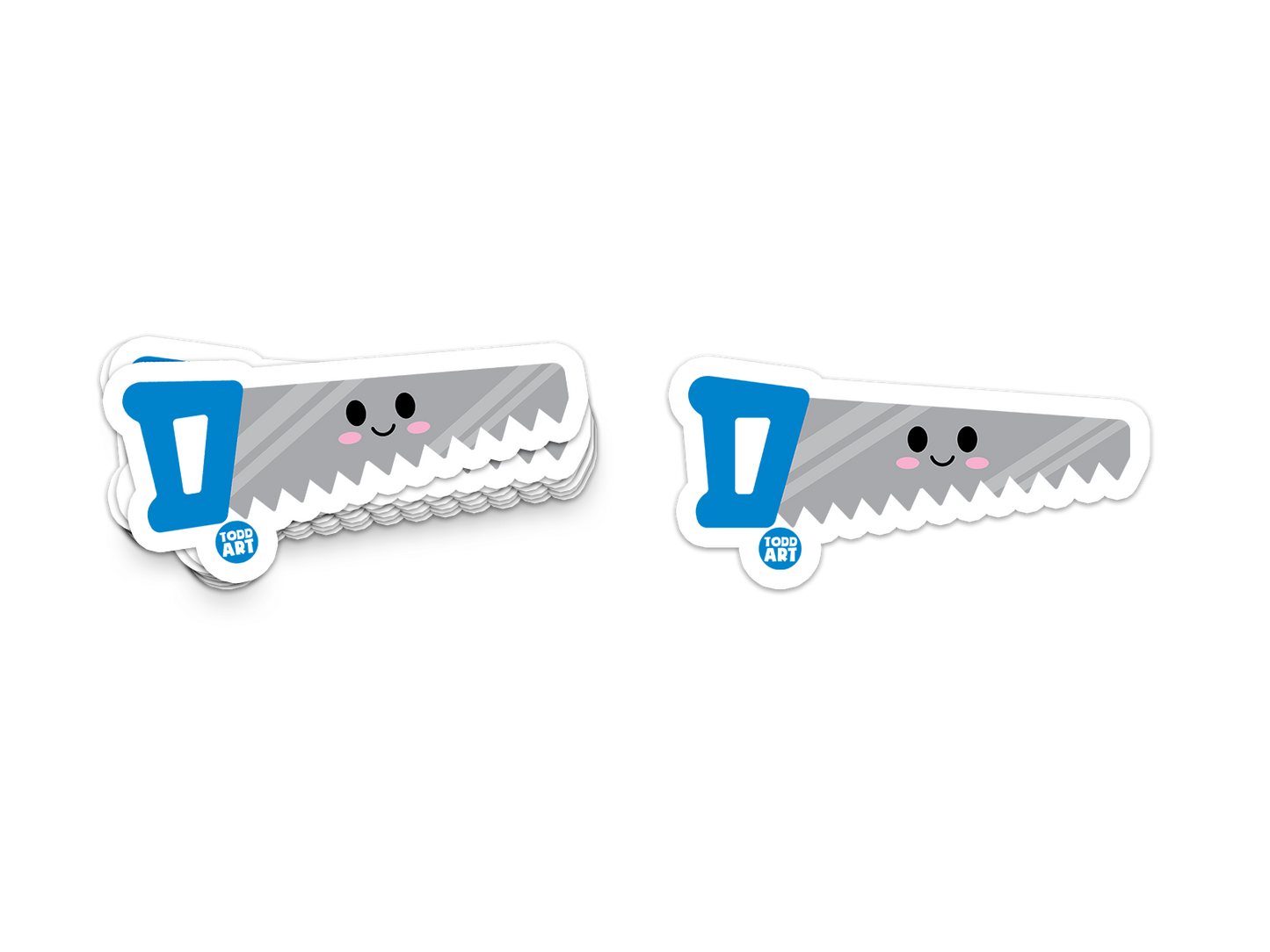Hand Saw Sticker