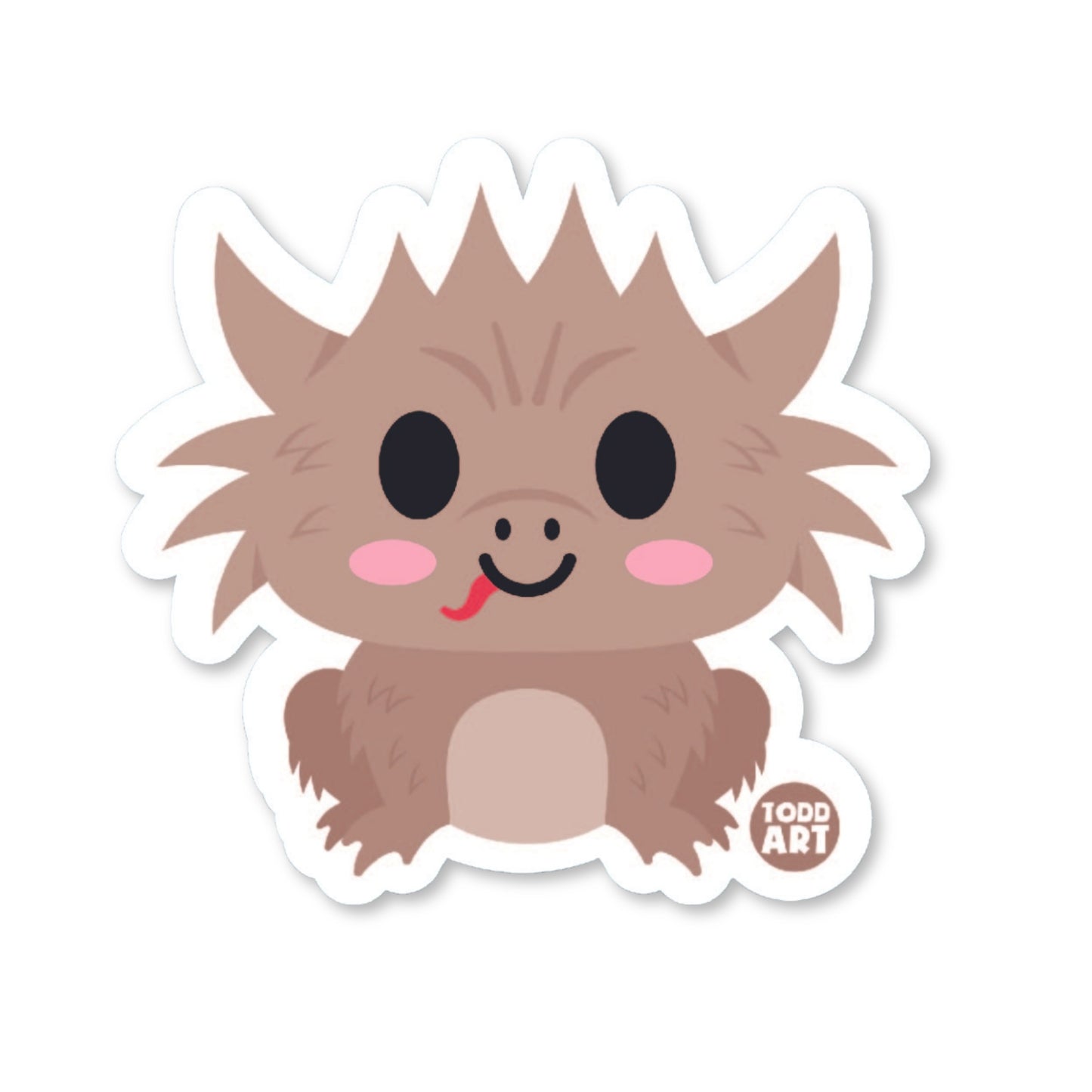 Horny Toad Vinyl Sticker