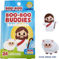 Boo Boo Buddies Jesus & Sheep and Santa & Snowman Bandages – 48 Ct | Festive Holiday Shapes for Kids, Latex-Free, Waterproof, Gentle on Sensitive Skin, Perfect for Stocking Stuffers & First Aid Kits