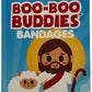 Boo Boo Buddies Jesus & Sheep and Santa & Snowman Bandages – 48 Ct | Festive Holiday Shapes for Kids, Latex-Free, Waterproof, Gentle on Sensitive Skin, Perfect for Stocking Stuffers & First Aid Kits