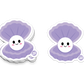 Oyster Pearl Vinyl Sticker