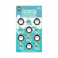 Cute 1-inch vinyl stickers with playful penguin and narwhal designs, perfect for decorating crafts, water bottles, and notebooks.