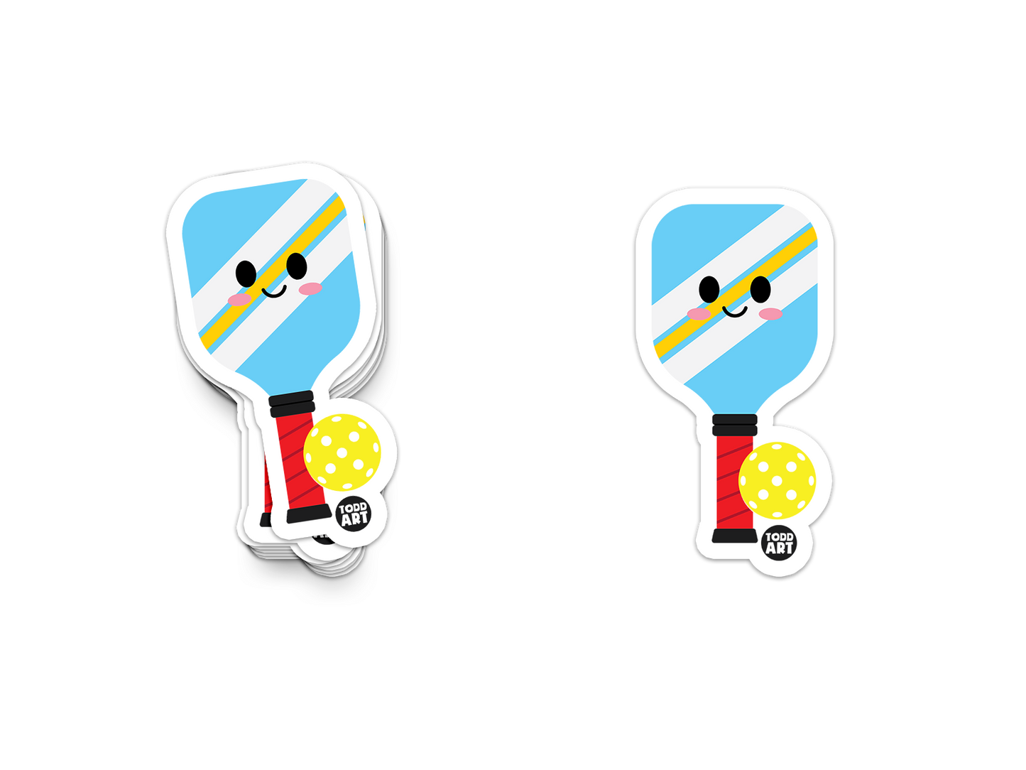 Pickleball Vinyl Sticker