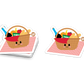 Picnic Basket Vinyl Sticker