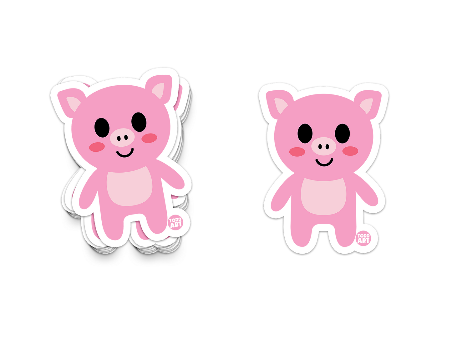 Pig Vinyl Sticker