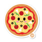 Pizza Pie Vinyl Sticker