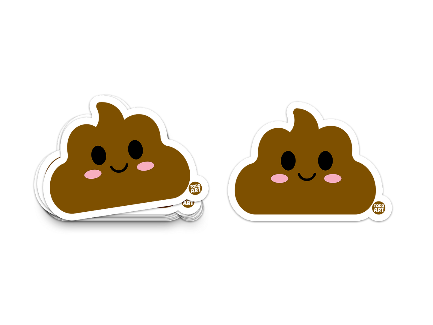Poop Vinyl Sticker