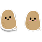 Potato Vinyl Sticker