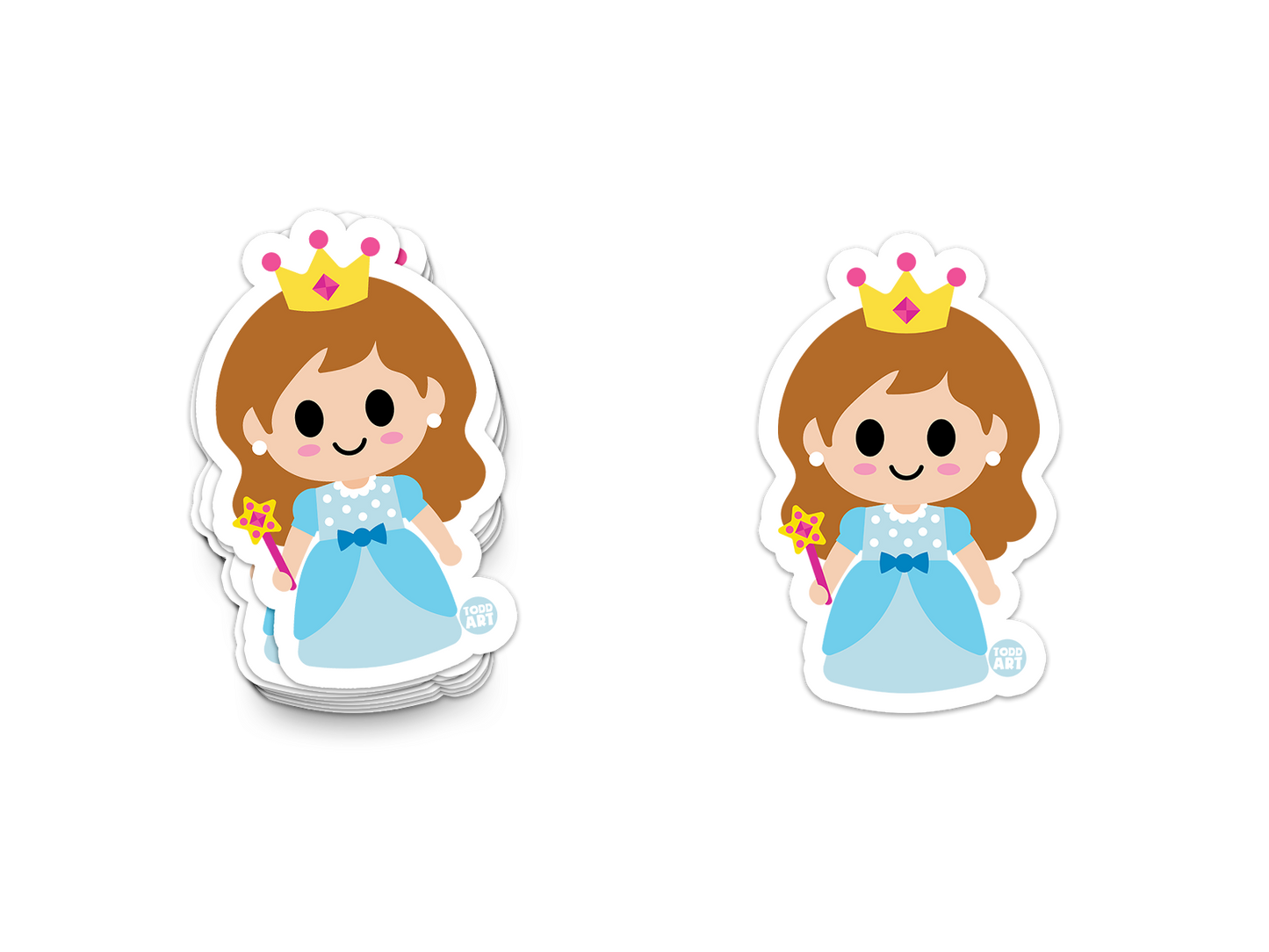 Princess Vinyl Sticker