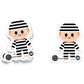 Prisoner Sticker by Boo-Boo Buddies