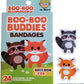 Deer + Owl and Raccoon + Fox Bandages – 24 Ct Each | Fun Shapes for Kids' First Aid Kits