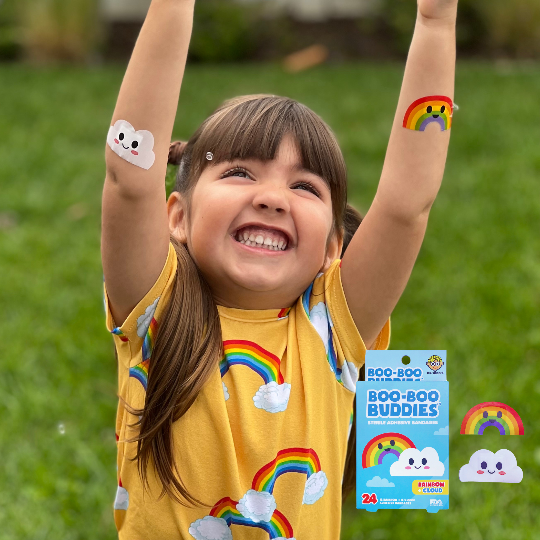 Boo Boo Buddies™ Mermaid & Unicorn Bandages – 24 Ct | Waterproof, Fun Shaped, Latex-Free for Kids