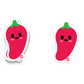 Red Pepper Vinyl Sticker