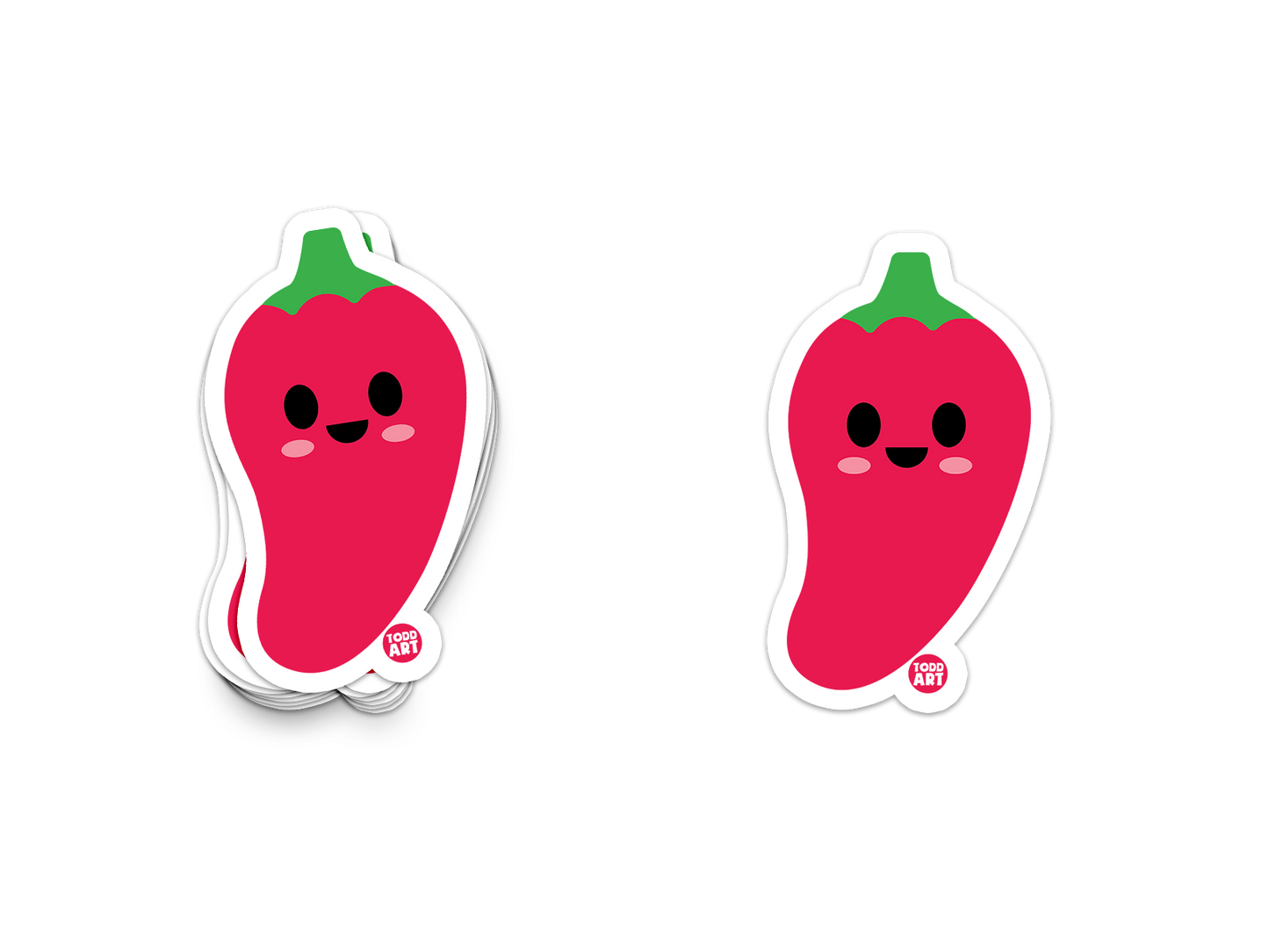 Red Pepper Vinyl Sticker