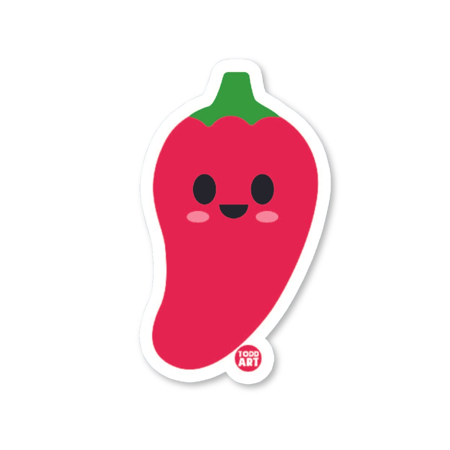 Red Pepper Vinyl Sticker