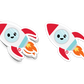 Rocketship Sticker